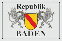 Aluminum Sign "Republic of Baden" Aluminum Sign "Republic of Baden"