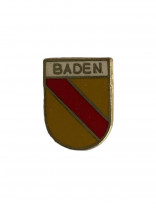 Pin Badengold klein - Goldfarbener Rand