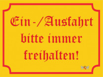 Aluminum Sign "Keep Driveway Clear" Aluminum Sign "Keep Driveway Clear"