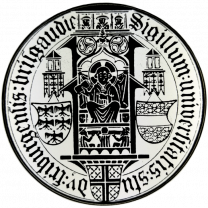 Hochwertiger Aufkleber „Universität Freiburg“ mit Wappen