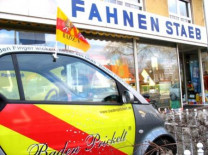Autofahne Baden mit Wappen Autofahne Baden mit Wappen