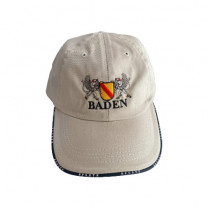 Baseballcap Baden – Beige mit Wappen & Greif