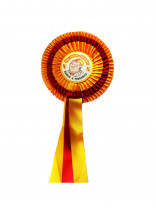 Rosette "Baden" Large with Crest & Text Rosette "Baden" Large with Crest & Text