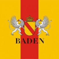 Papierservietten „Baden“ mit Wappen & Badnerlied – 20 Stück