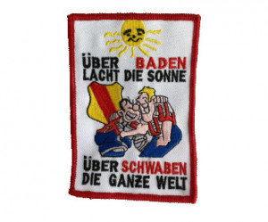 Stoffabzeichen „Über Baden lacht die Sonne“