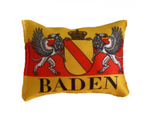 Autokissen / Kissen Baden – Bio Baumwolle