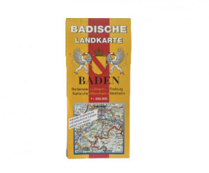 Baden Map – Road Map with Historical Border
