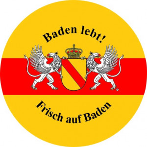 Beer Coasters "Baden lebt – Frisch auf Baden" (Set of 10)