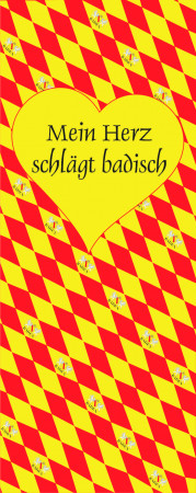 Rautenfahne Baden Herz