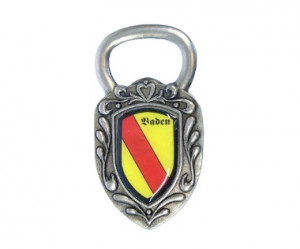 Bottle Opener "Baden" in Coat of Arms Shape