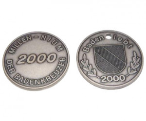 Baden Coin “Millennium 2000” – with or without hole