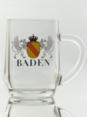 Schorleglas Baden mit Henkel – 0,25 Liter