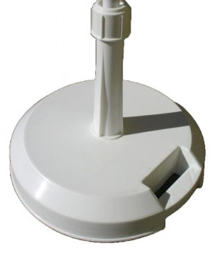 Betonständer in Weiß