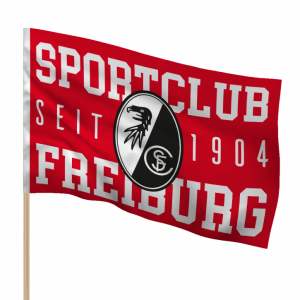 SC Freiburg Stock Flag “1904” with Crest