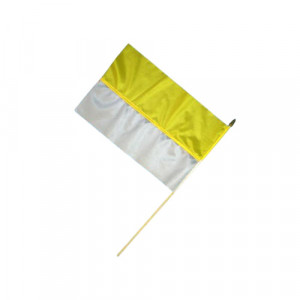 Stockfahne Katholische Kirchenfahne 45 x 30 cm