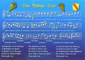 Postkarte – „Badner Lied“