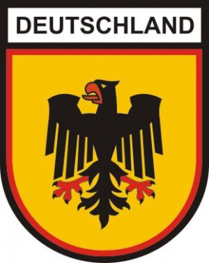 Sticker – Germany with Coat of Arms