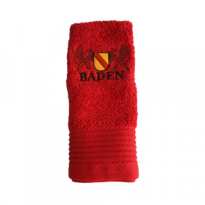 Gästehandtuch Baden – mit Wappen, Greifen & Schriftzug