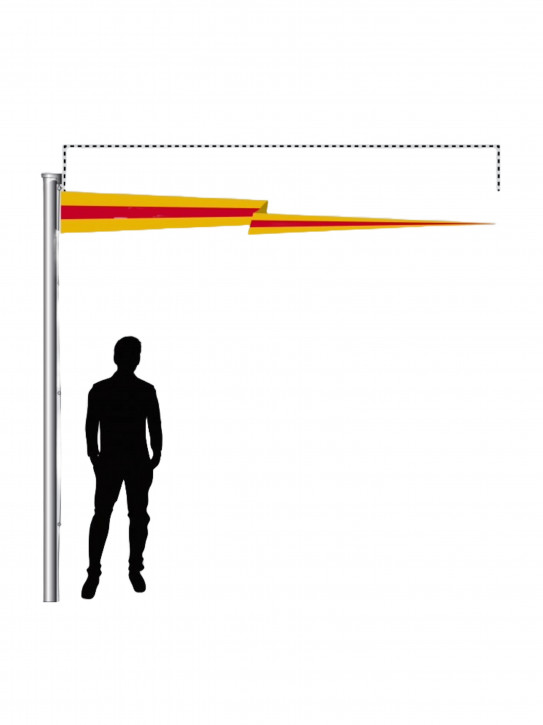 Baden Pennant / Long Pennant (approx. 20 x 300 cm)