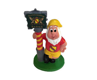 Garden Gnome “BADEN” with Border Post