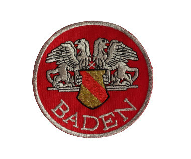 Stoffabzeichen „Baden rund mit Greifen“