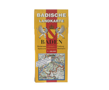 Baden Map – Road Map with Historical Border