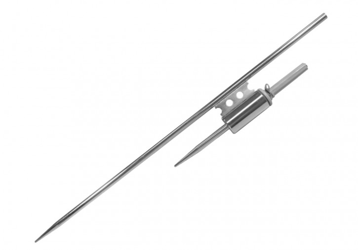 Erdspieß mit Rotator und Fixierung