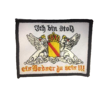 Fabric Patch "I’m Proud to Be a Badner!!!"