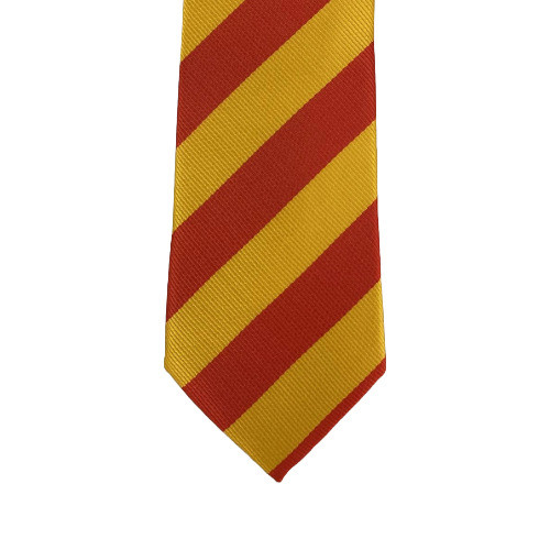 Baden Tie – Design 2 Striped Yellow/Red/Yellow