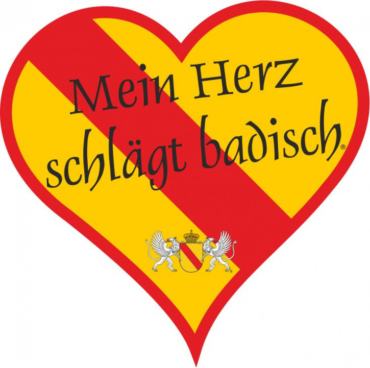 Pin „Baden Herzform“