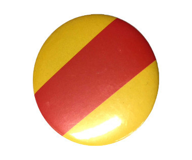 Button in Baden-Farben – Ø ca. 5,1 cm