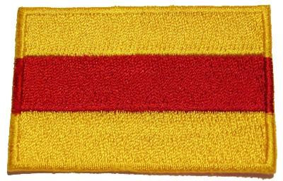 Stoffabzeichen „Sticker Baden – gelb, rot, gelb“