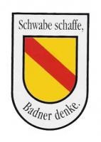 Aufkleber „Schwabe schaffe, Badner denke“