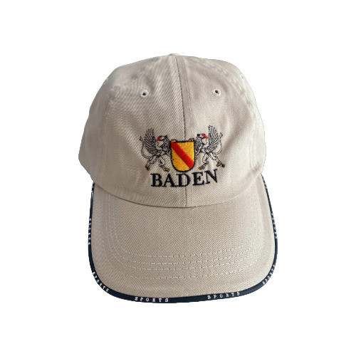 Baseballcap Baden – Beige mit Wappen & Greif