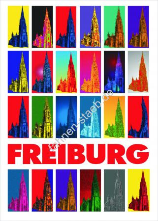 Plakat / Poster / Kunstdruck Freiburg Münster